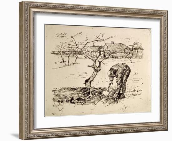 In the Orchard 1883-Vincent van Gogh-Framed Giclee Print