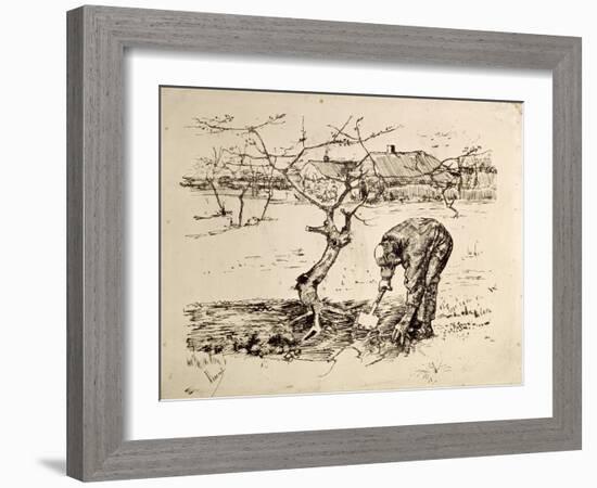 In the Orchard 1883-Vincent van Gogh-Framed Giclee Print