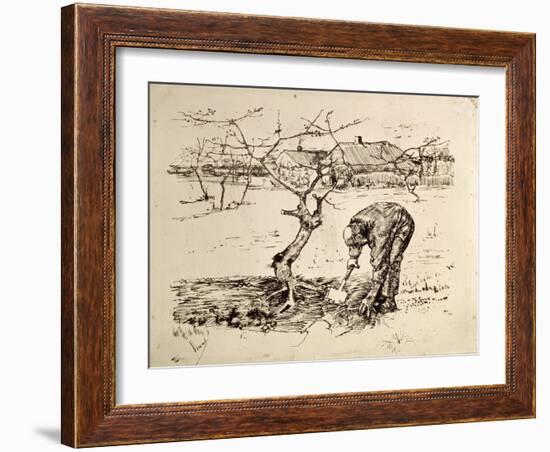 In the Orchard 1883-Vincent van Gogh-Framed Giclee Print