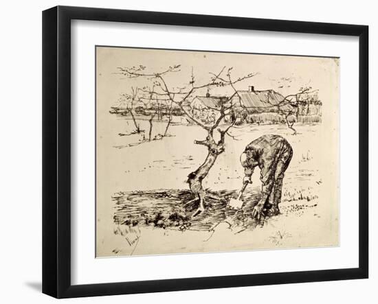 In the Orchard 1883-Vincent van Gogh-Framed Giclee Print