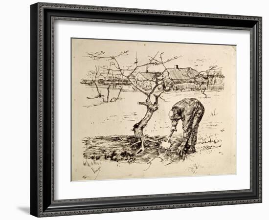 In the Orchard 1883-Vincent van Gogh-Framed Giclee Print