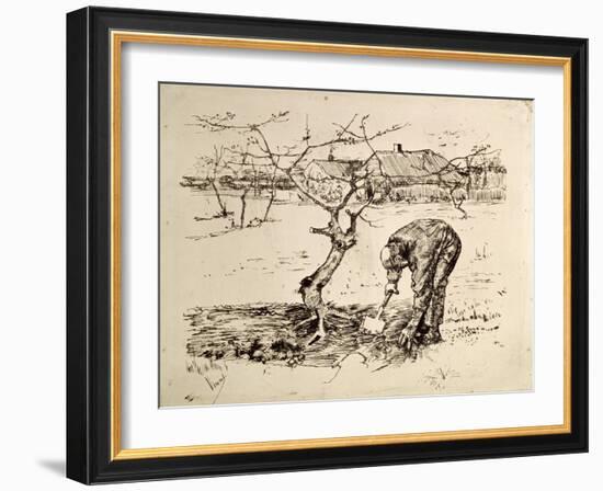 In the Orchard 1883-Vincent van Gogh-Framed Giclee Print