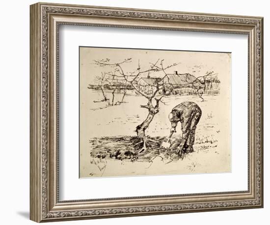 In the Orchard 1883-Vincent van Gogh-Framed Giclee Print