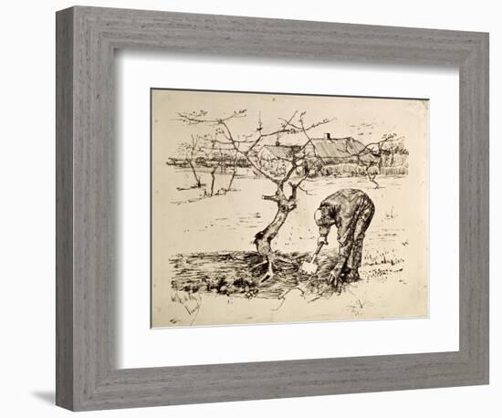 In the Orchard 1883-Vincent van Gogh-Framed Giclee Print