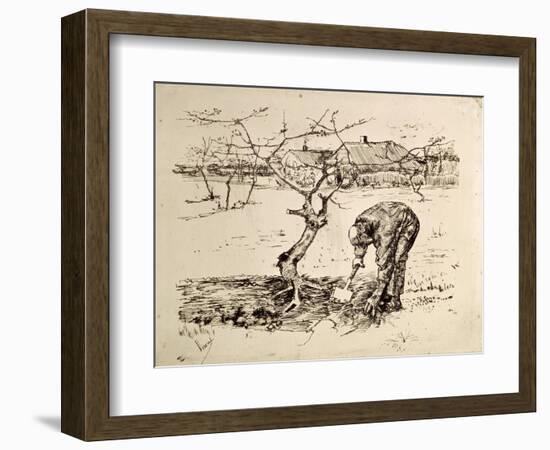 In the Orchard 1883-Vincent van Gogh-Framed Giclee Print