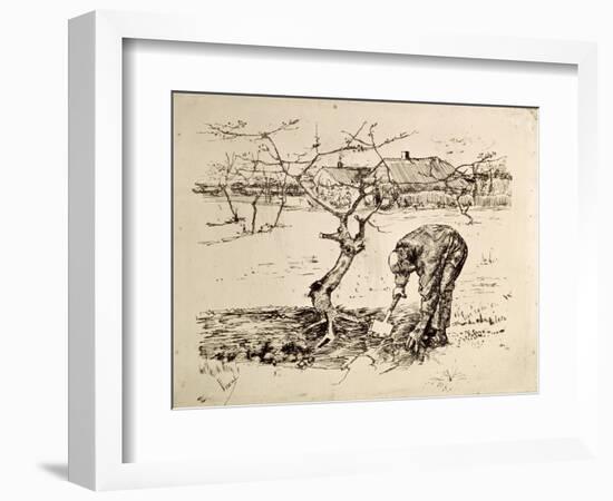 In the Orchard 1883-Vincent van Gogh-Framed Giclee Print