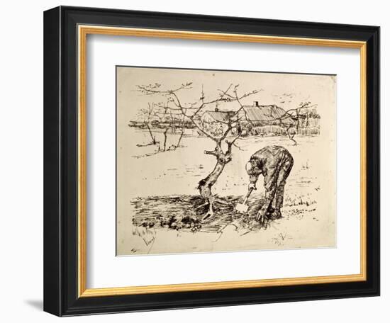 In the Orchard 1883-Vincent van Gogh-Framed Giclee Print