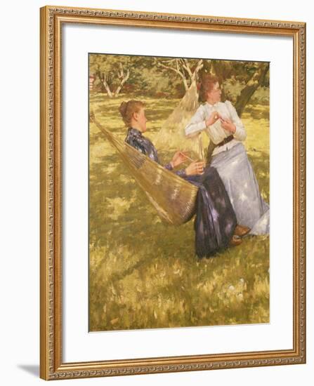 In the Orchard, 1893-Henry Herbert La Thangue-Framed Giclee Print