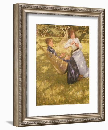 In the Orchard, 1893-Henry Herbert La Thangue-Framed Giclee Print