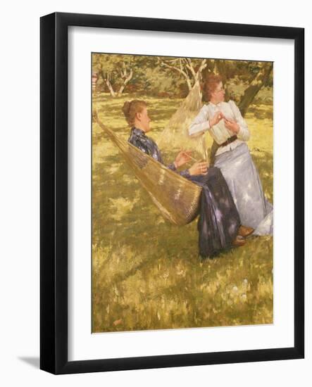 In the Orchard, 1893-Henry Herbert La Thangue-Framed Giclee Print