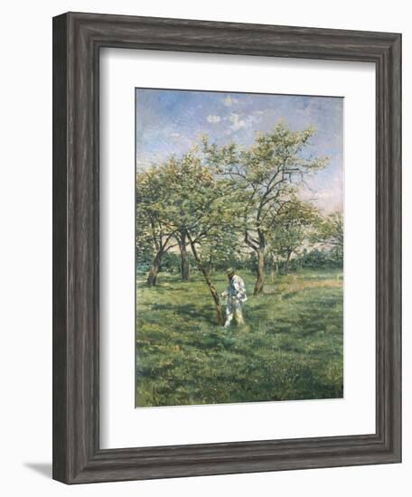 In the Orchard-Lucien Frank-Framed Giclee Print