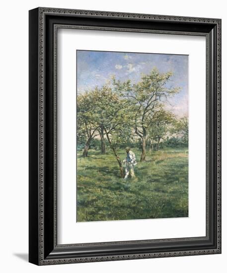 In the Orchard-Lucien Frank-Framed Giclee Print