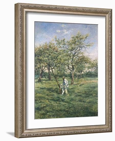 In the Orchard-Lucien Frank-Framed Giclee Print