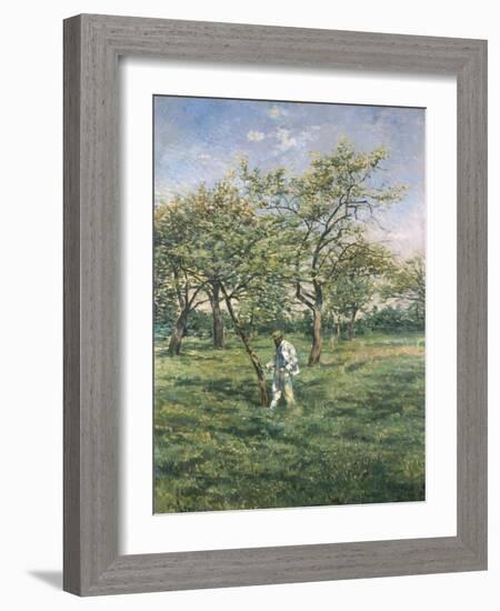 In the Orchard-Lucien Frank-Framed Giclee Print