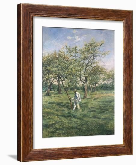 In the Orchard-Lucien Frank-Framed Giclee Print