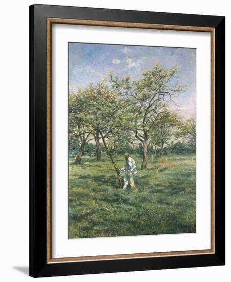 In the Orchard-Lucien Frank-Framed Giclee Print