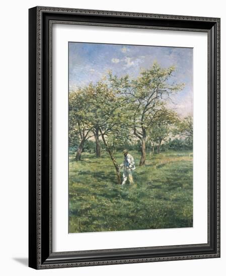 In the Orchard-Lucien Frank-Framed Giclee Print