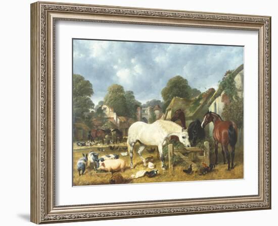 In The Paddock-John Frederick Herring I-Framed Premium Giclee Print