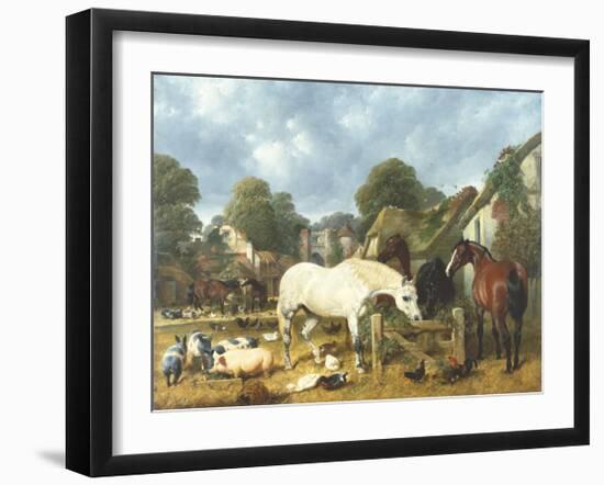 In The Paddock-John Frederick Herring I-Framed Premium Giclee Print