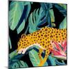 In the Palms Leopards 2-Kimberly Allen-Mounted Art Print
