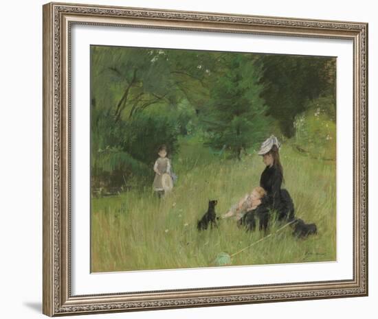 In the Park, 1874-Berthe Morisot-Framed Giclee Print