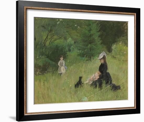 In the Park, 1874-Berthe Morisot-Framed Giclee Print