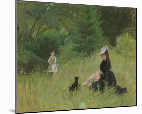 In the Park, 1874-Berthe Morisot-Mounted Giclee Print