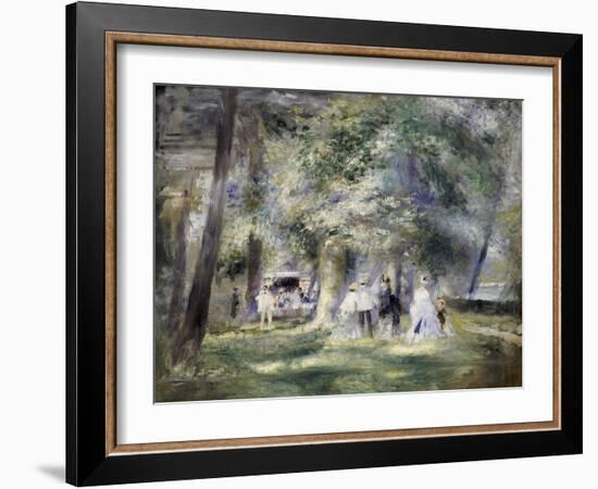 In the Park at Saint-Cloud, 1866-Pierre-Auguste Renoir-Framed Giclee Print