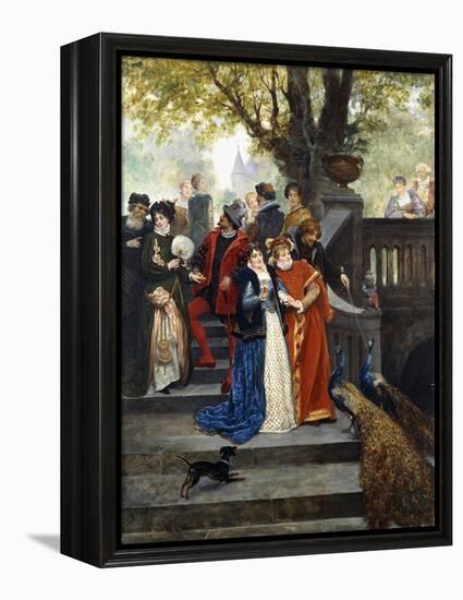 In the Park; Dans Le Parc-Jules Arsene Garnier-Framed Premier Image Canvas