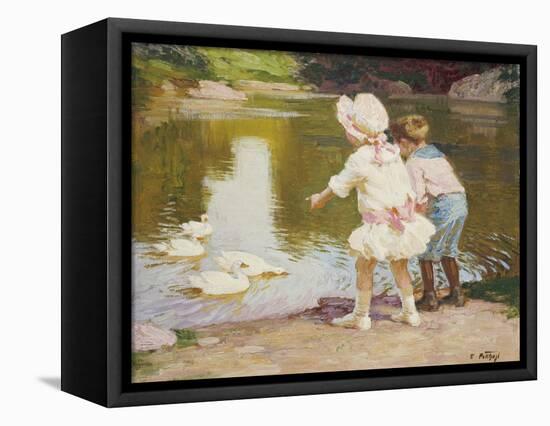 In the Park-Edward Henry Potthast-Framed Premier Image Canvas