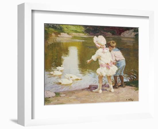 In the Park-Edward Henry Potthast-Framed Giclee Print