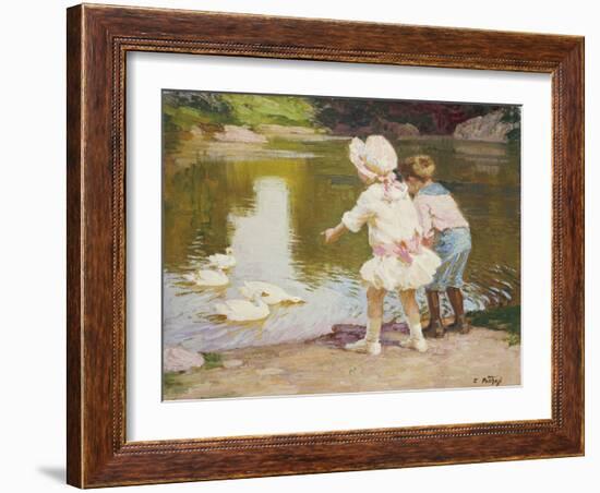 In the Park-Edward Henry Potthast-Framed Giclee Print