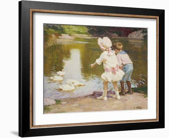 In the Park-Edward Henry Potthast-Framed Giclee Print