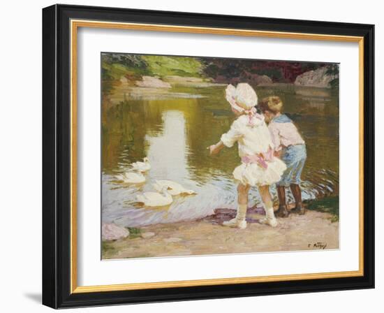 In the Park-Edward Henry Potthast-Framed Giclee Print