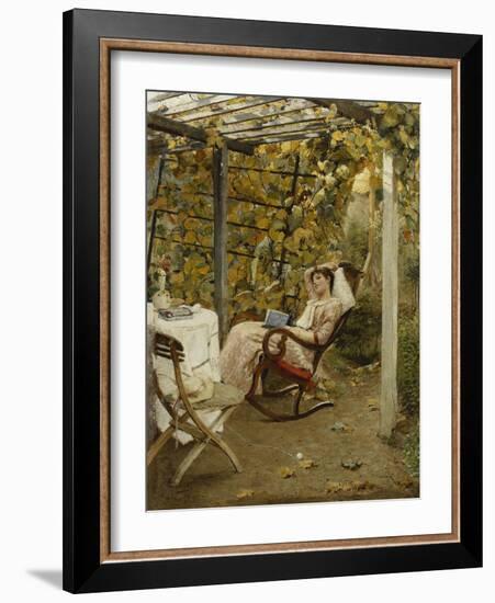 In the Pergola-Oscar Bluhm-Framed Giclee Print