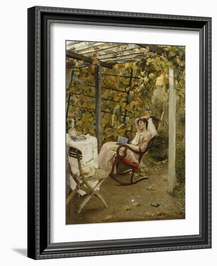 In the Pergola-Oscar Bluhm-Framed Giclee Print