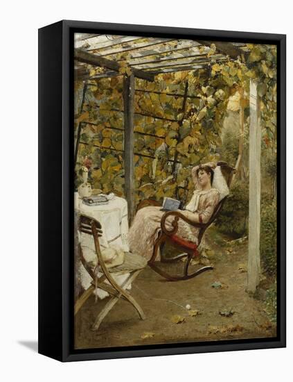 In the Pergola-Oscar Bluhm-Framed Premier Image Canvas