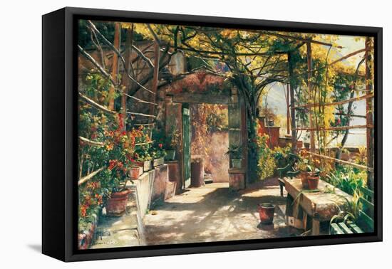 In the Pergola-Peder Monsted-Framed Stretched Canvas