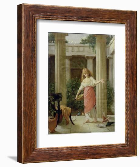 In the Peristyle-John William Waterhouse-Framed Giclee Print