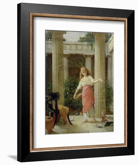 In the Peristyle-John William Waterhouse-Framed Giclee Print