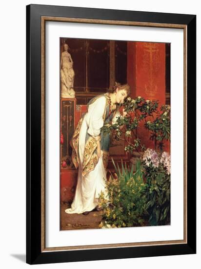 In the Peristylum, 1866-Sir Lawrence Alma-Tadema-Framed Giclee Print