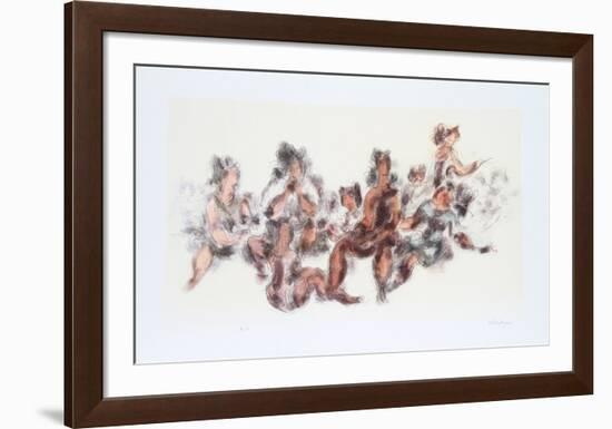 In the Playground-Chaim Gross-Framed Limited Edition