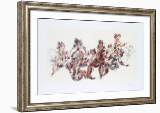 In the Playground-Chaim Gross-Framed Limited Edition