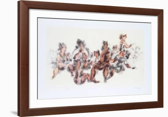 In the Playground-Chaim Gross-Framed Limited Edition