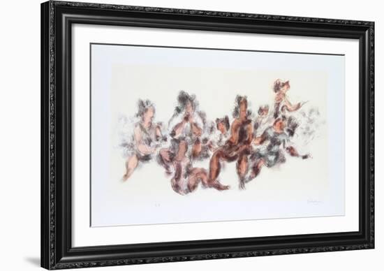 In the Playground-Chaim Gross-Framed Limited Edition