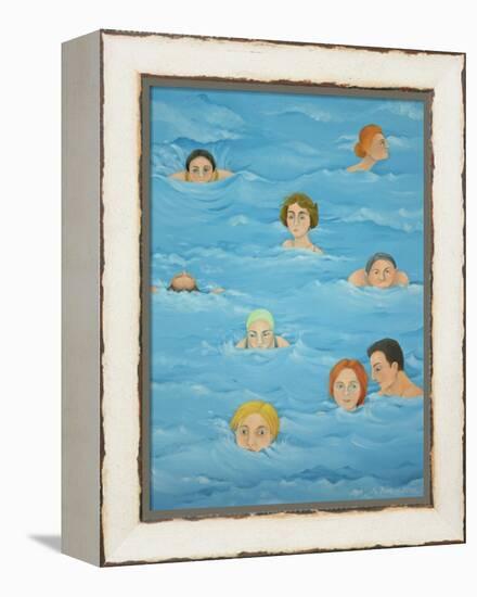 In the Pool-Magdolna Ban-Framed Premier Image Canvas