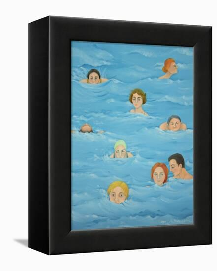 In the Pool-Magdolna Ban-Framed Premier Image Canvas