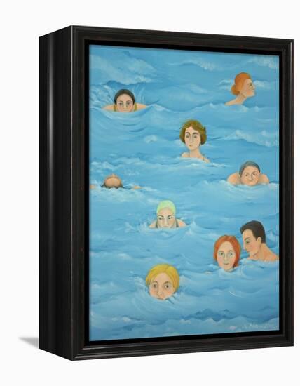 In the Pool-Magdolna Ban-Framed Premier Image Canvas