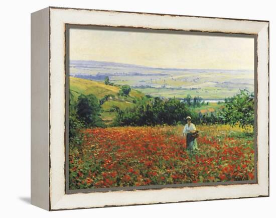 In the Poppy Field-Leon Giran-max-Framed Premier Image Canvas