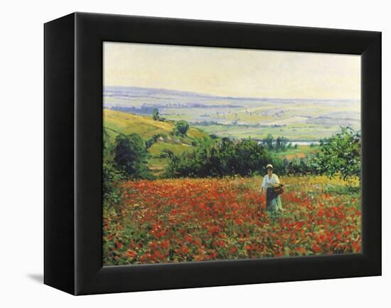 In the Poppy Field-Leon Giran-max-Framed Premier Image Canvas